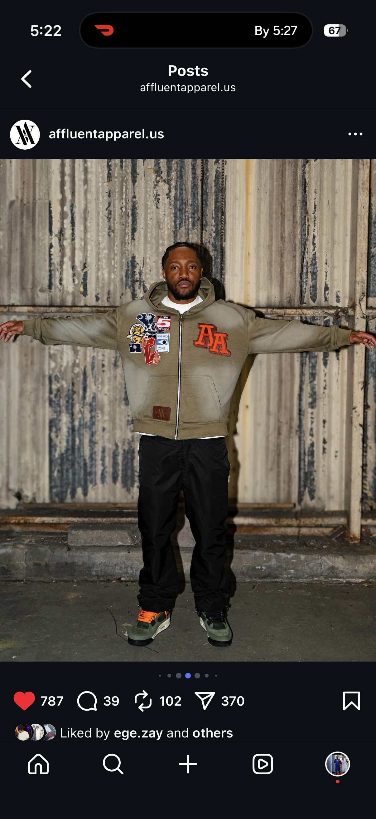 Green Charleston Patchwork Hoodies