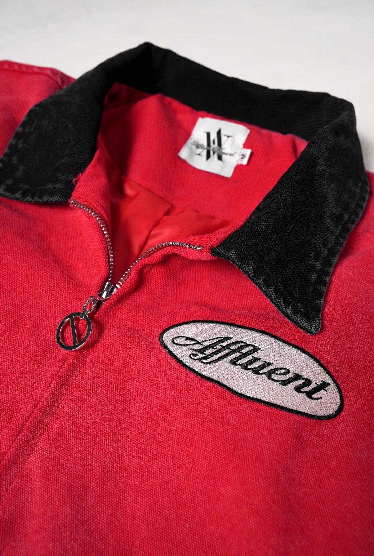 Affluent “Stop Snitching” Worker Jacket (Red)