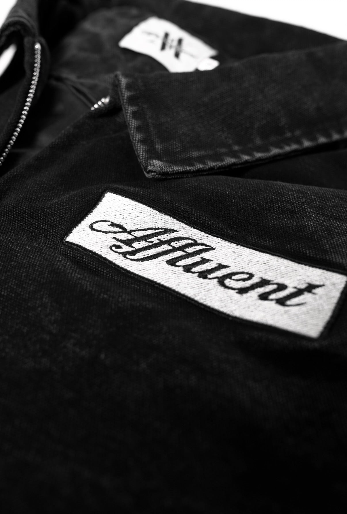 Affluent “Stop Snitching” Worker Jacket (Black)