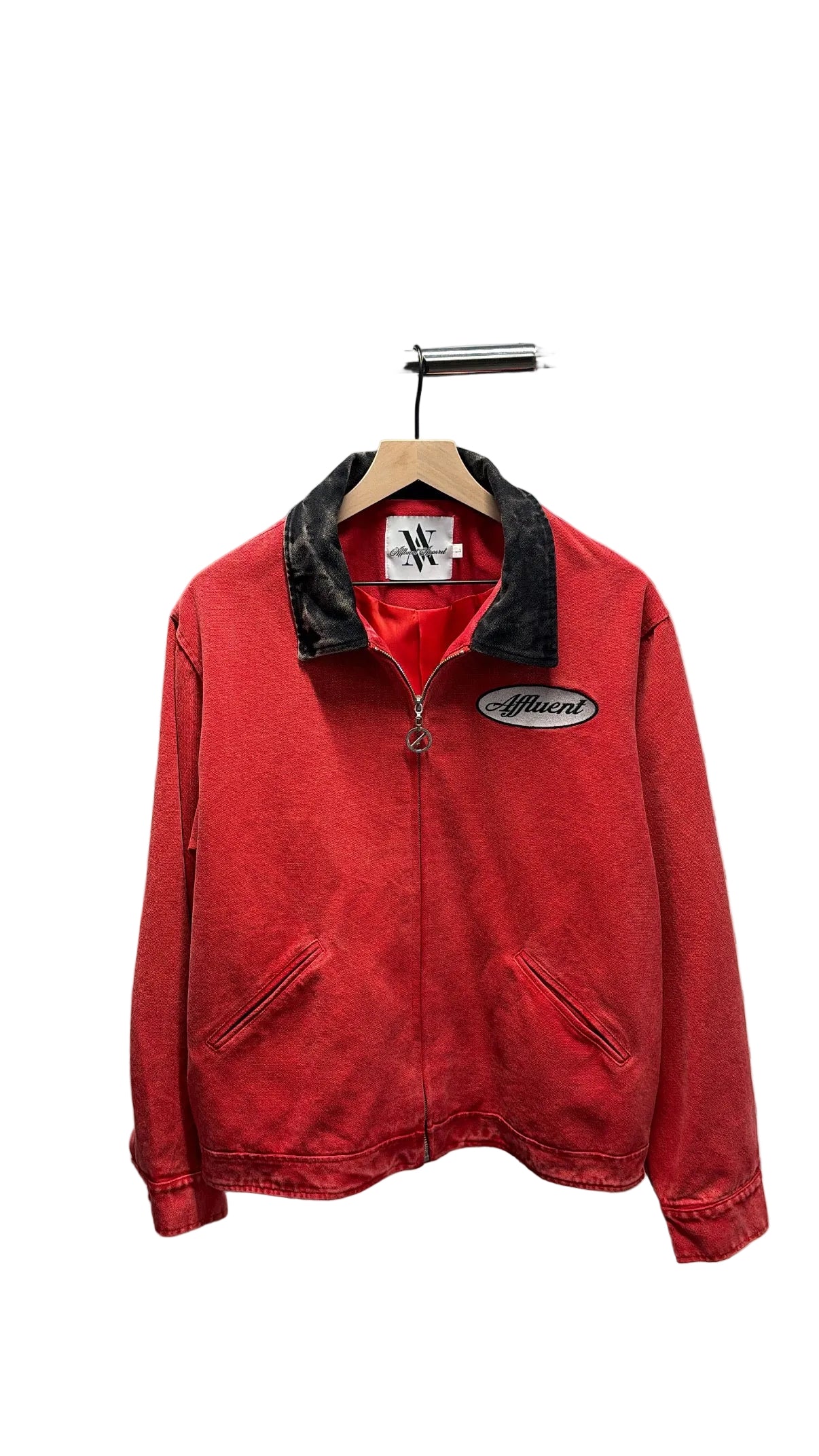 Affluent “Stop Snitching” Worker Jacket (Red)