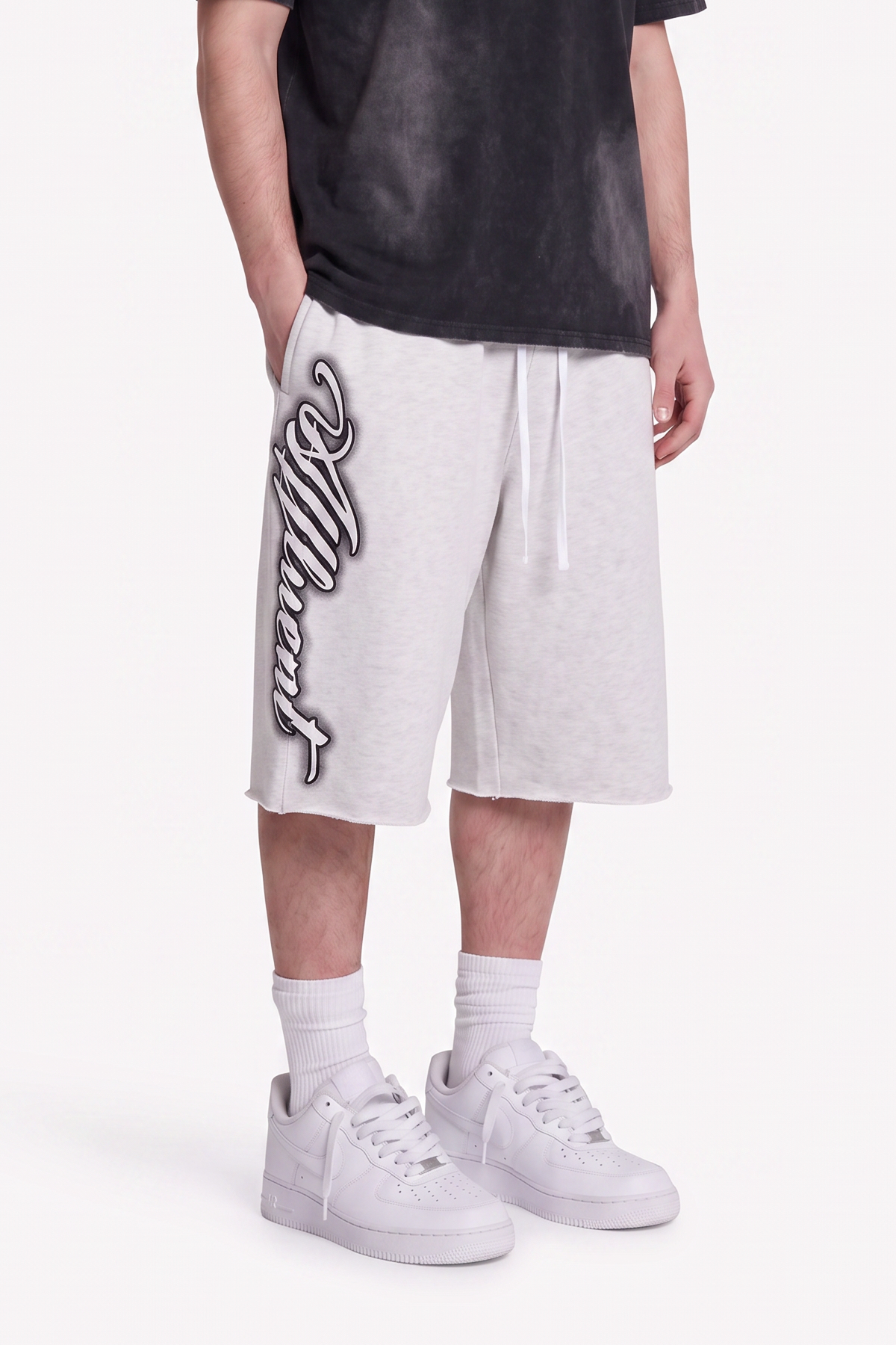 Affluent Side Graphic Shorts